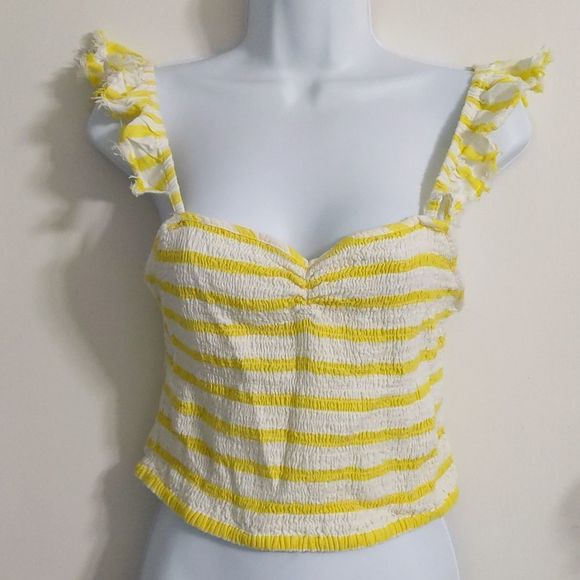 Free People Tops - Free People Cotton Crop Top Size M